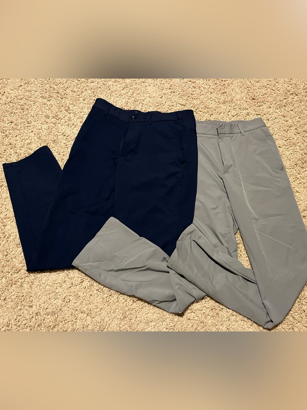 Walter Hagen Performance Pants - Navy and Light Gray 30x32